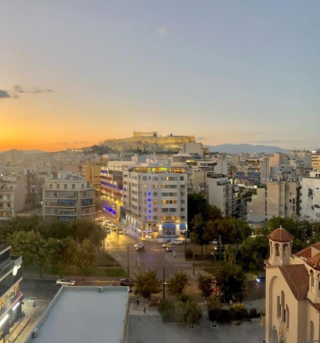 Luxury Studio With Unique View Of The Acropolis Atenas Exterior foto